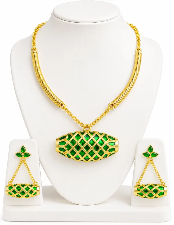 BG_GOLD_Assamese_traditiona_Jewellery_Copper_Based__Green_Dhulbiri_Set__Pipe_Chain_