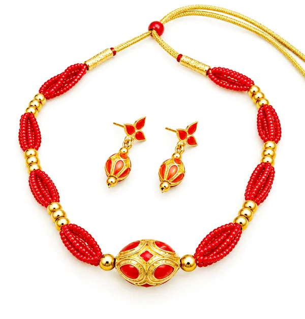 BG_GOLD_Assamese_traditional_Copper_Based_1_ball_red_Monimala_Jewellery_Set