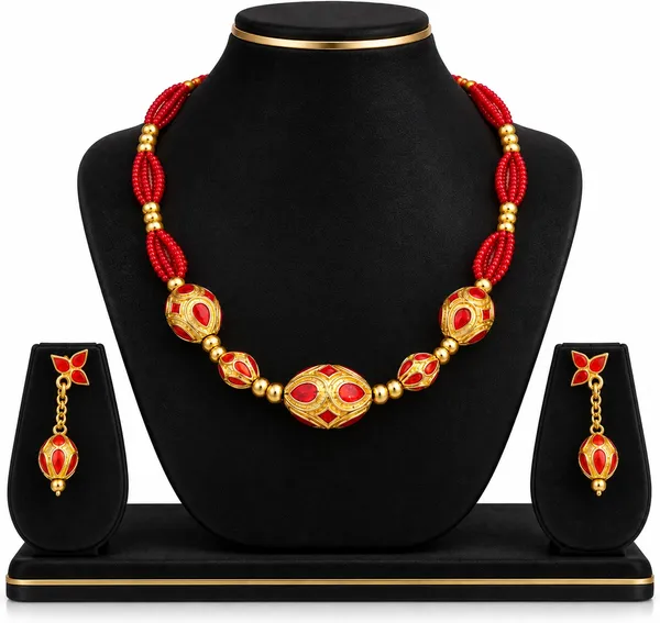 BG_GOLD_Assamese_traditional_Copper_Based_5red_Monimala_Jewellery_Set