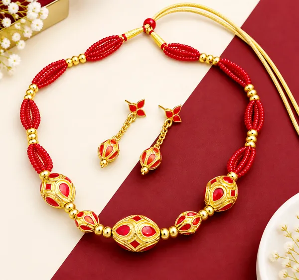 BG_GOLD_Assamese_traditional_Copper_Based_5red_Monimala_Jewellery_Set
