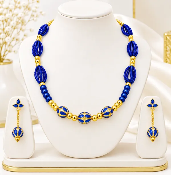 BG_GOLD_Assamese_traditional_Copper_Based_blue__MoniMala_Jewellery_Set