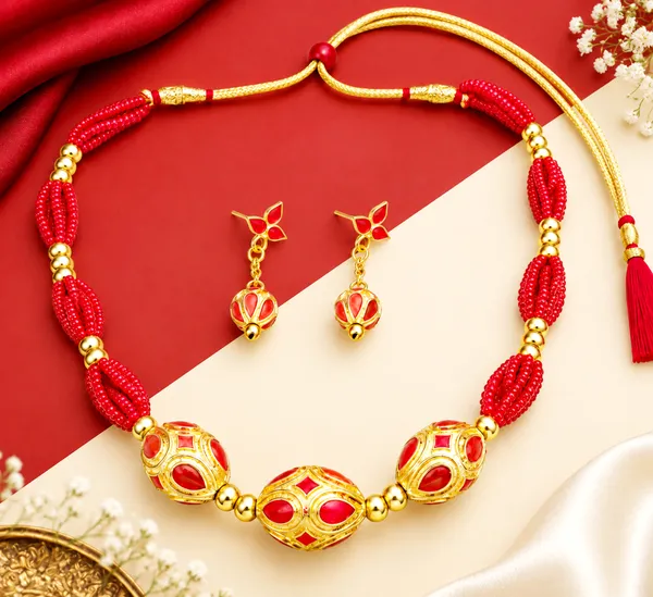 BG_GOLD_Assamese_traditional_Copper_Based_red_Monimala_Jewellery_Set