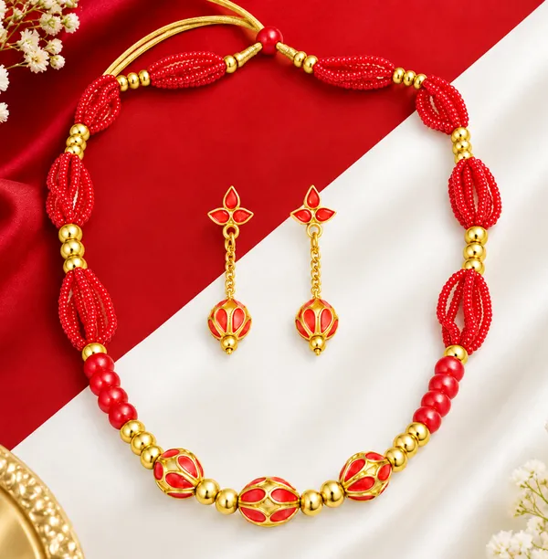 BG_GOLD_Assamese_traditional_Copper_Based_red_Monimala_Jewellery_Set