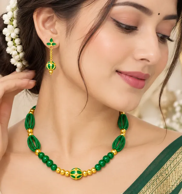 BG_GOLD_Assamese_traditional_copper_based_1_ball_green_monimala_jewellery_set_