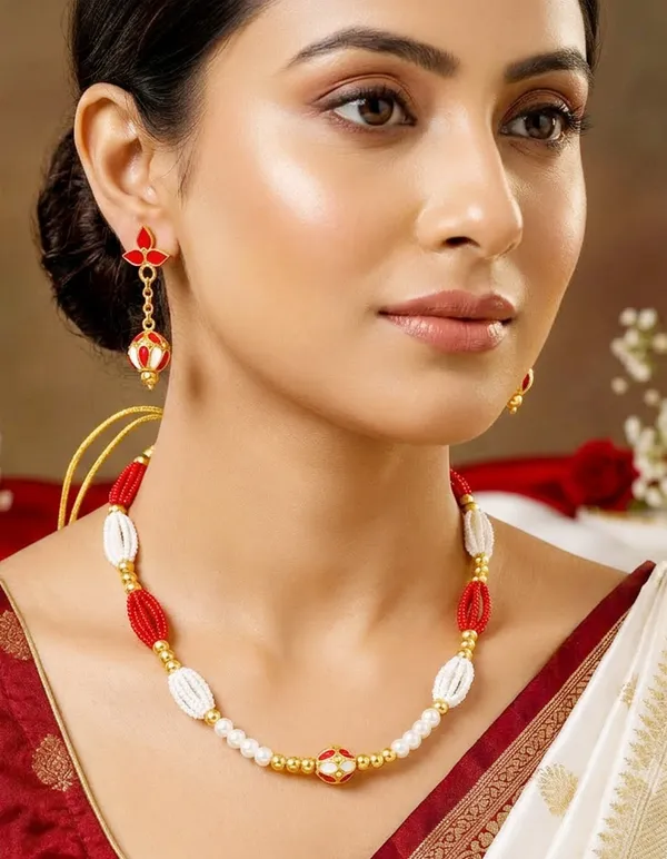 BG_GOLD_Assamese_traditional_copper_based_1_ball_red_withe_monimala_jewellery_set_