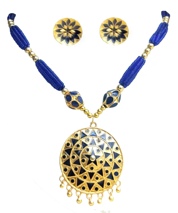 Assamese_Traditional_Blue_Japi_With_Monimala_Tassel