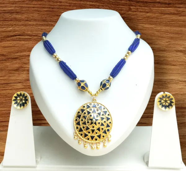 Assamese_Traditional_Blue_Japi_With_Monimala_Tassel