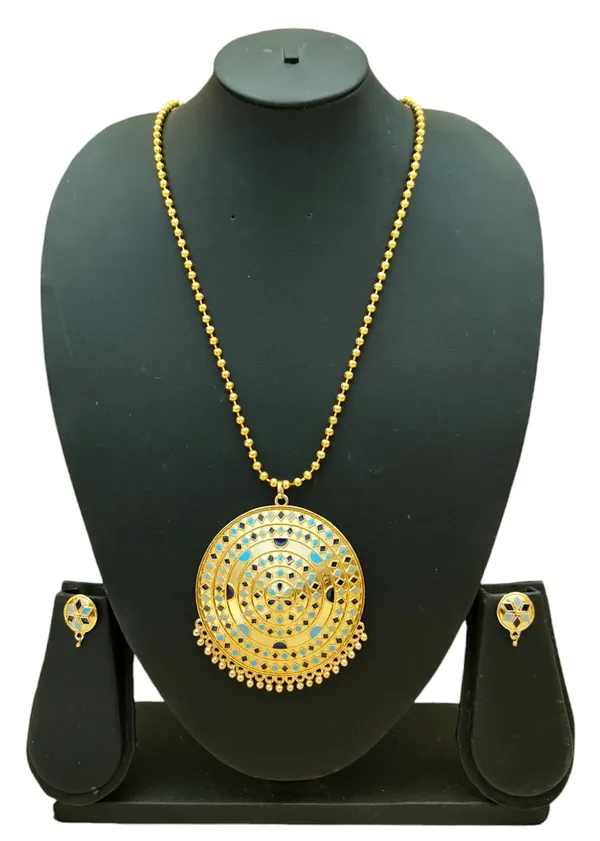 Assamese_Traditional_D-B_Big_Japi_Top_Earring_With_Goti_Chain