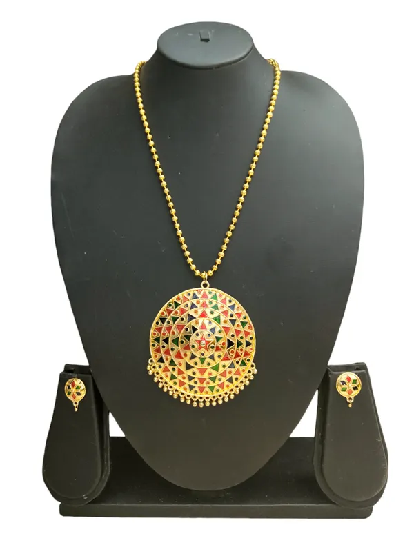 Assamese_Traditional_Multi_Big_Japi_Top_Earring_With_Goti_Chain