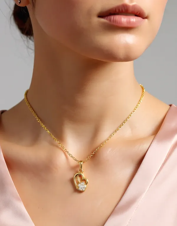 Copper_Based_Stone_Golden_premium_quality_Pendent_chain