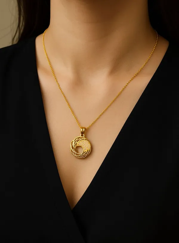 Copper_Based_Stone_Golden_premium_quality_Pendent