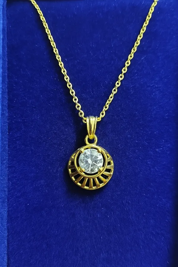 Copper_Based_Stone_Golden_Pendent_(Pack_Of_2)