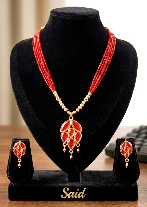 BG__GOLD_Assamese_Traditional_Copper_Based__Red_Meenakari_Patti_Jewellery_Set