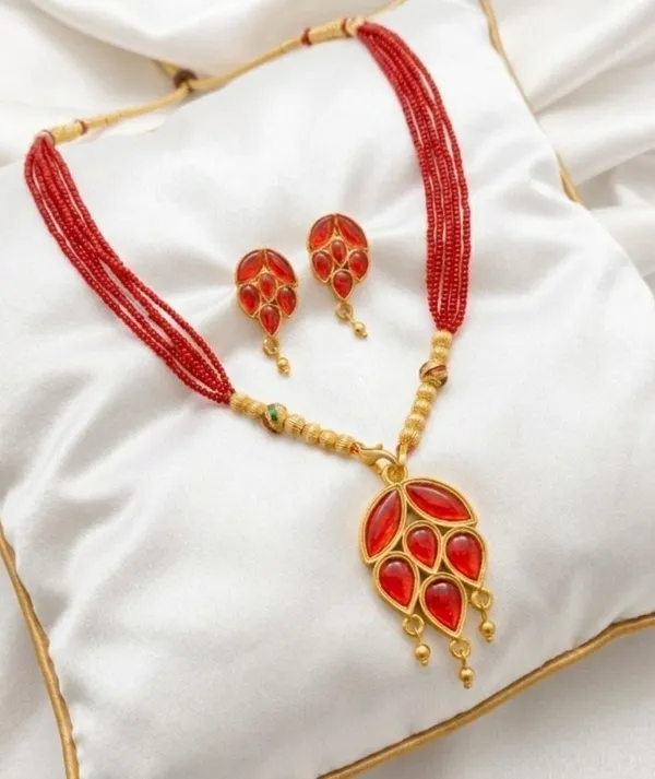 BG__GOLD_Assamese_Traditional_Copper_Based__Red_Meenakari_Patti_Jewellery_Set