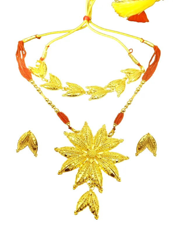 Copper_Based_Assamese_Traditional_Jfl_Combo_Jewellery_Set