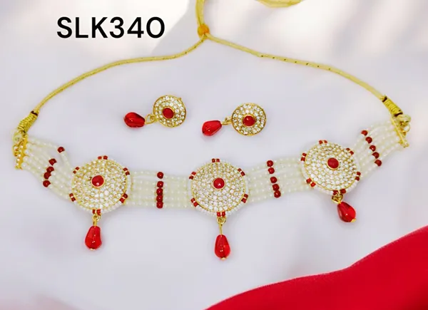 Red_&_White_Elegant_Pearl_&_Ruby_Stone_Choker_Necklace_Set_For_Women