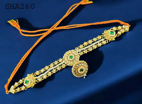 Green_Rajasthani_Traditional_Stone_Sheeshfool_Rakhdi_For_Women