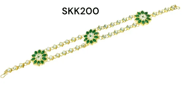 Green_&_White_Traditional_Floral_Sheeshphool_Rakhdi_Headpiece_For_Women