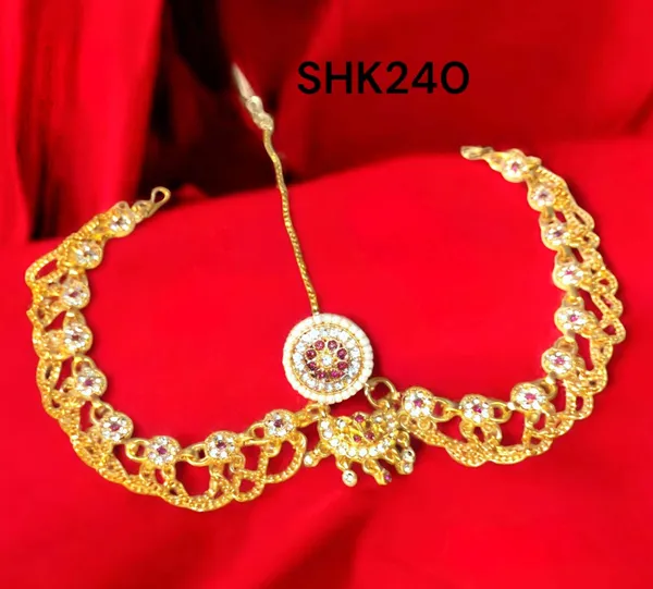 Balaji_Gold_Traditional_Gold-Plated_Rajasthani_Rakhdi_Borla_with_Matching_Purple_Stone_Sheeshphool_Set