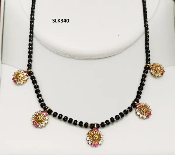 Multicolour_Elegant_Floral_Bead_Mangal_sutra_For_Women