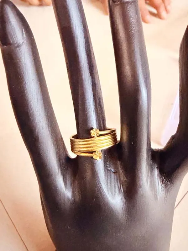 Balaji_Gold_Golden_Elegant_Floral_Adjustable_Ring_For_Women