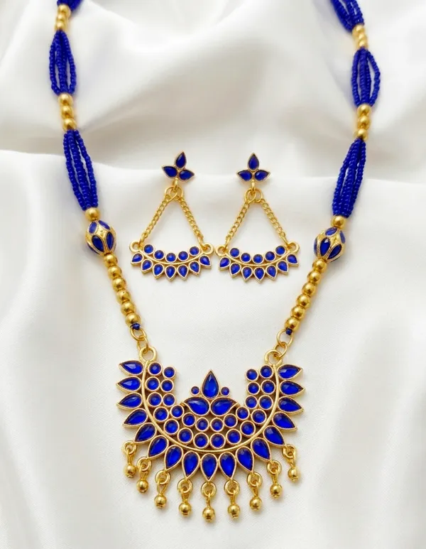 BG_GOLD_Assamese_Traditional_Copper_Based_Blue_Junbiri_Monimala_Tassel_Jewellery