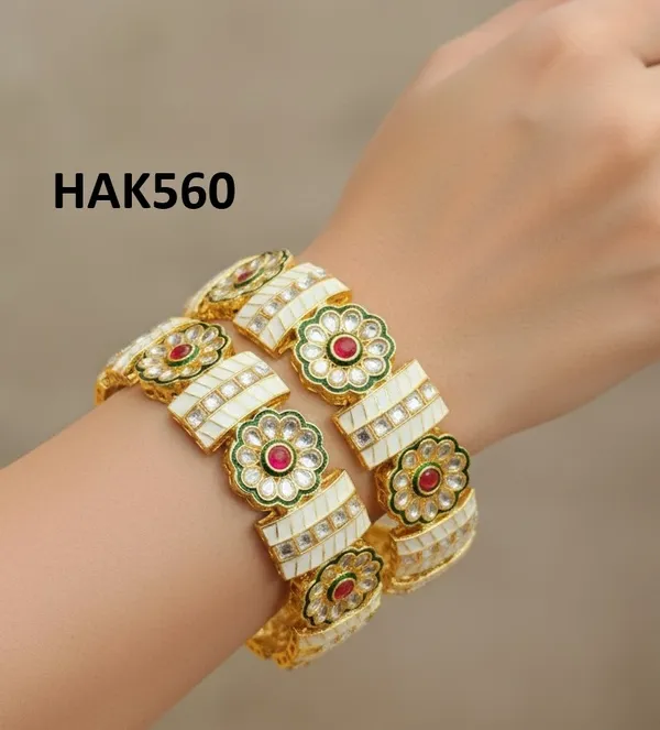 Balaji_Gold_Multicolour_Royal_Kundan_&_Ruby_Floral_Designer_Bangles_For_Women