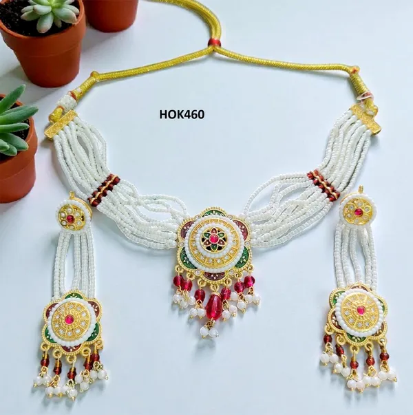 Balaji_Gold_Multicolour_Kundan_Pearl_Multi-Layer_Choker_Necklace_Set_For_Women