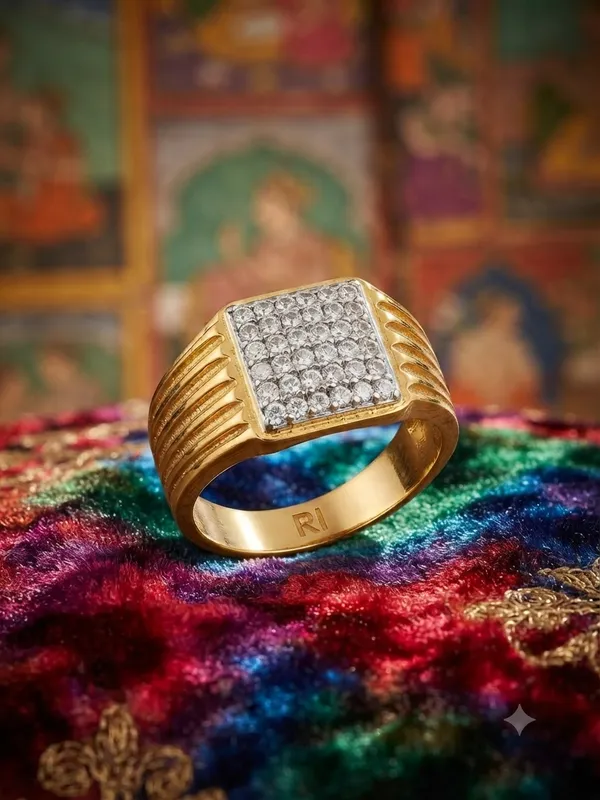 Gold-Plated_Micro-Pave_CZ_Square_Signet_Ring_for_Men