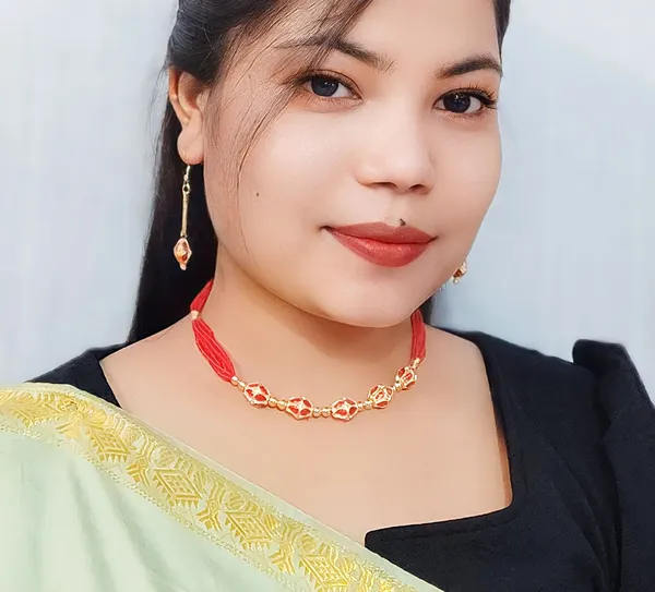 Copper_Based_Assamese_Traditional_Gold_Plated_Red_Monimala_Set_For_Women_&_Girls