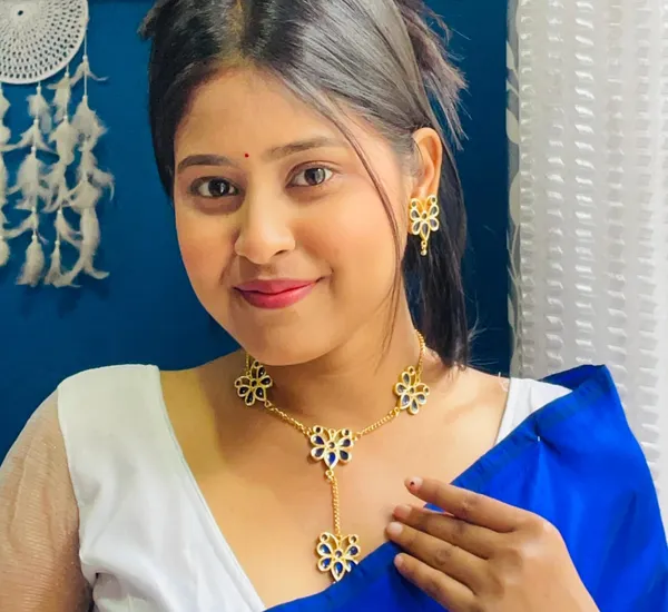 BGGOLD_Copper_Based_Assamese_Traditional_Blue_Butterfly_Meenakari_Jewellery_Set