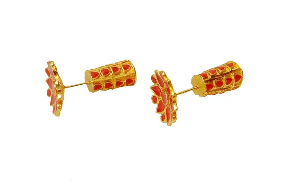 Assamese_Traditional_Thuria_Copper_Stud_Earring_For_Girls_&_Women