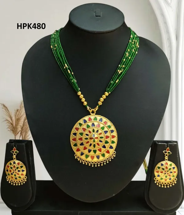 Assamese_Traditional_Copper_Based_Multi_Japi_Jewellery_Set
