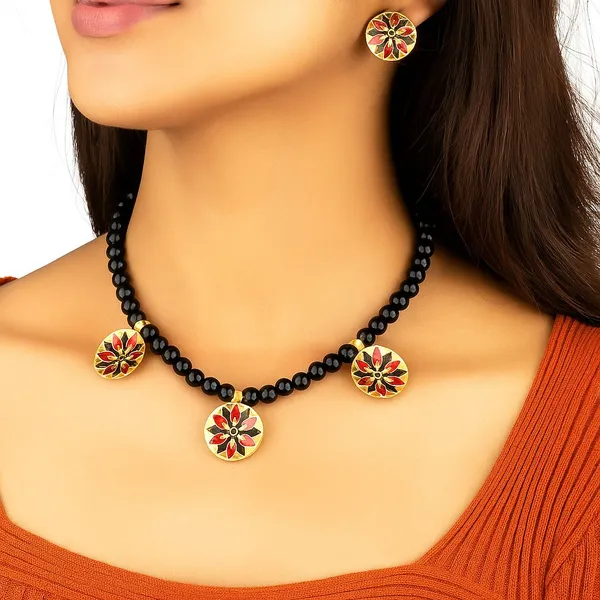 Assamese_Traditional_Based_Copper_Red_Black_Moni_Golpata_Jewellery_Set