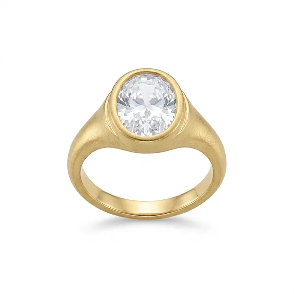 Men’s_Gold-Toned_Oval_White_Stone_Statement_Ring