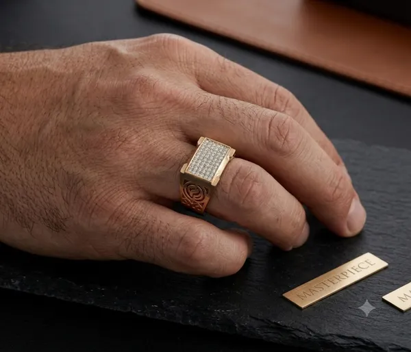 Men's_Luxury_Gold_Plated_Rectangular_CZ_Micro-Pave_Signet_Ring_with_Filigree_Side_Detailing