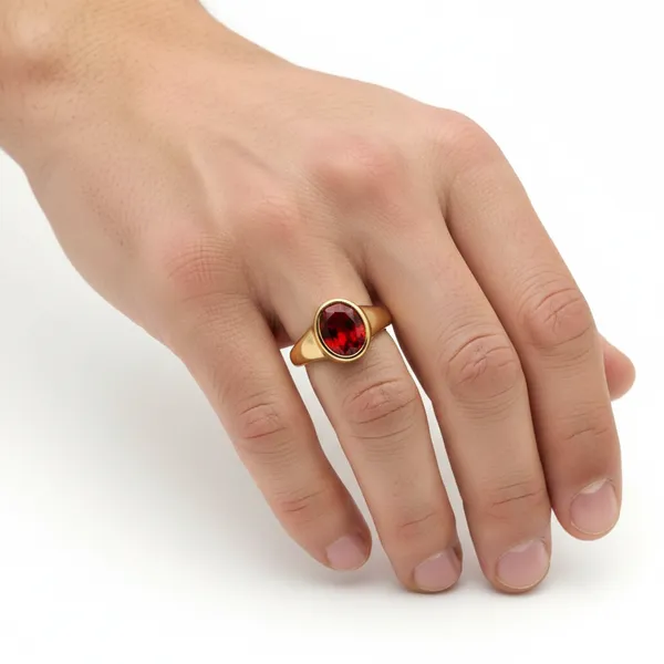Micro_Gold-Toned_Oval_Statement_Ring_with_Ruby_Red_Stone_❤️💍