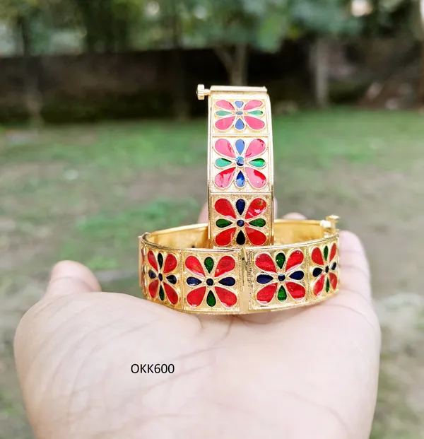 Assamese_Traditional_Red_Black_Meenakari_Bridal_Jewellery_Set