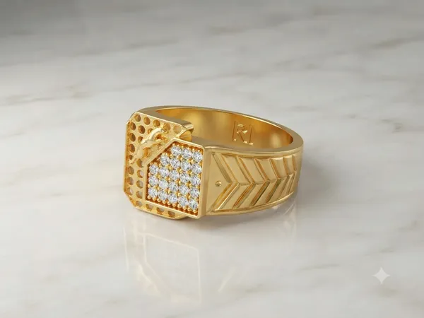 Motif_Gold-Plated_Statement_Ring_with_Pavé_CZ_Stones