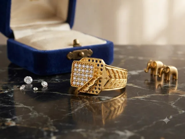 Motif_Gold-Plated_Statement_Ring_with_Pavé_CZ_Stones