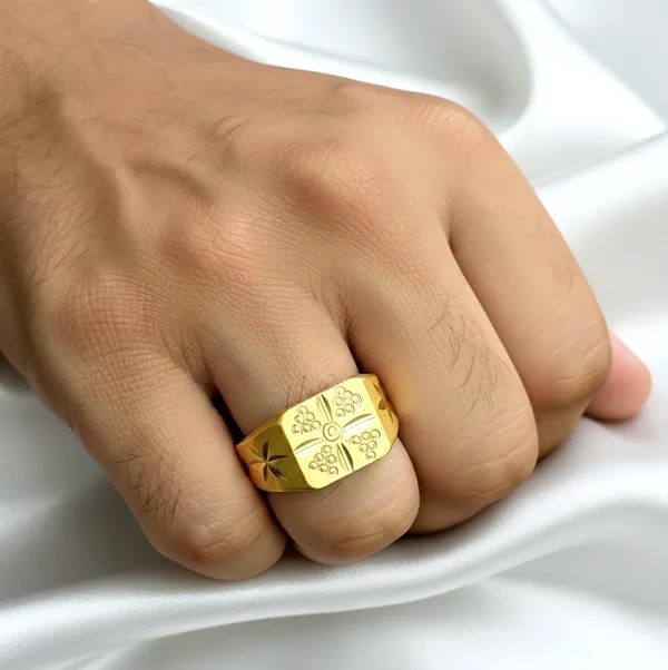 Balaji_Gold_Golden_Ring_With_Sparkling_Zirconia_Stone_For_Men