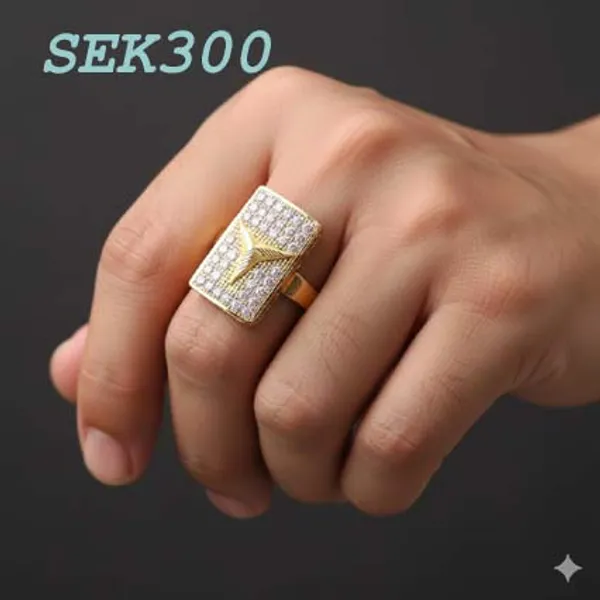 Balaji_Gold_Micro_Gold_Plating_Premium_Rectangular_Cz_Studded_Men's_Statement_Ring_For_Men