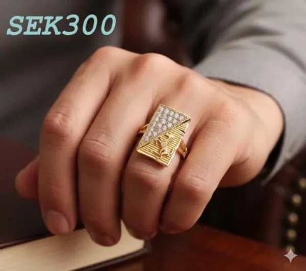 Balaji_Gold_Golden_Premium_Rectangular_Dual-Design_Cz_Men's_Statement_Ring_For_Men