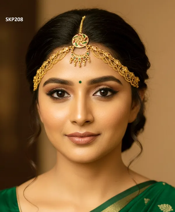 Rajasthani_Traditional_Gold_Plated_Rakhdi_With_Multicolor_Stone_Work