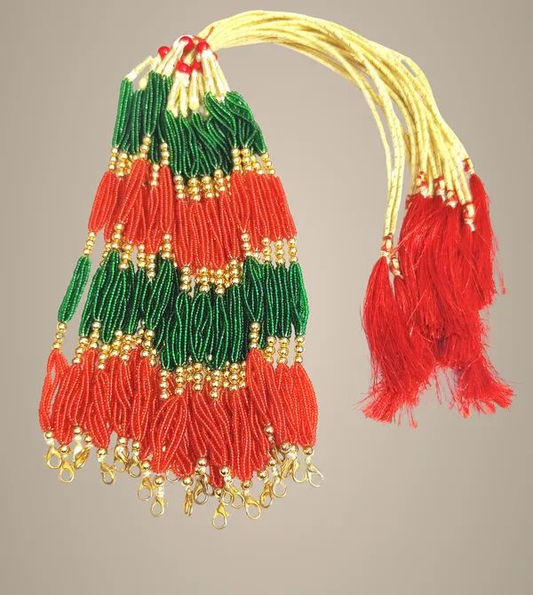 Assamese_Traditional_Red_Green_Tassel_/_Dori_12