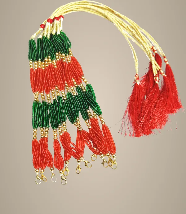 Assamese_Traditional_Red_Green_Tassel_/_Dori_6