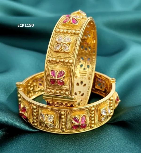 Balaji_Gold_Antique_Gold-Plated_Rajasthani_Kada_Bangles_with_Ruby_and_Polki_Accents_(Set_of_2)