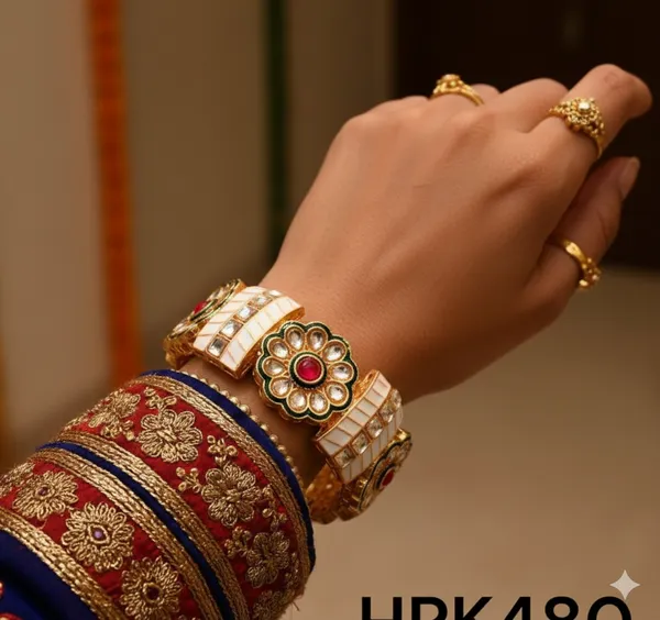 Royal_Gold-Plated_Kundan_&_Ruby_Floral_Designer_Bangles