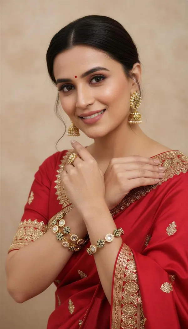 Balaji_gold_Multicolour_Royal_Kundan_Pearl_Bangle_Set_For_Women