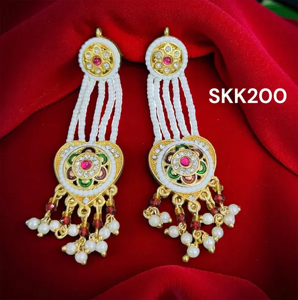 Balaji_Gold_Multicolour_Traditional_Pearl_Beaded_Drop_Earrings_For_Women